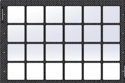 Hur är den fotovoltaiska bärplattan i kolfiber gjord?