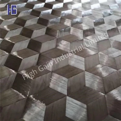 3D triaxiell kolfiberduk